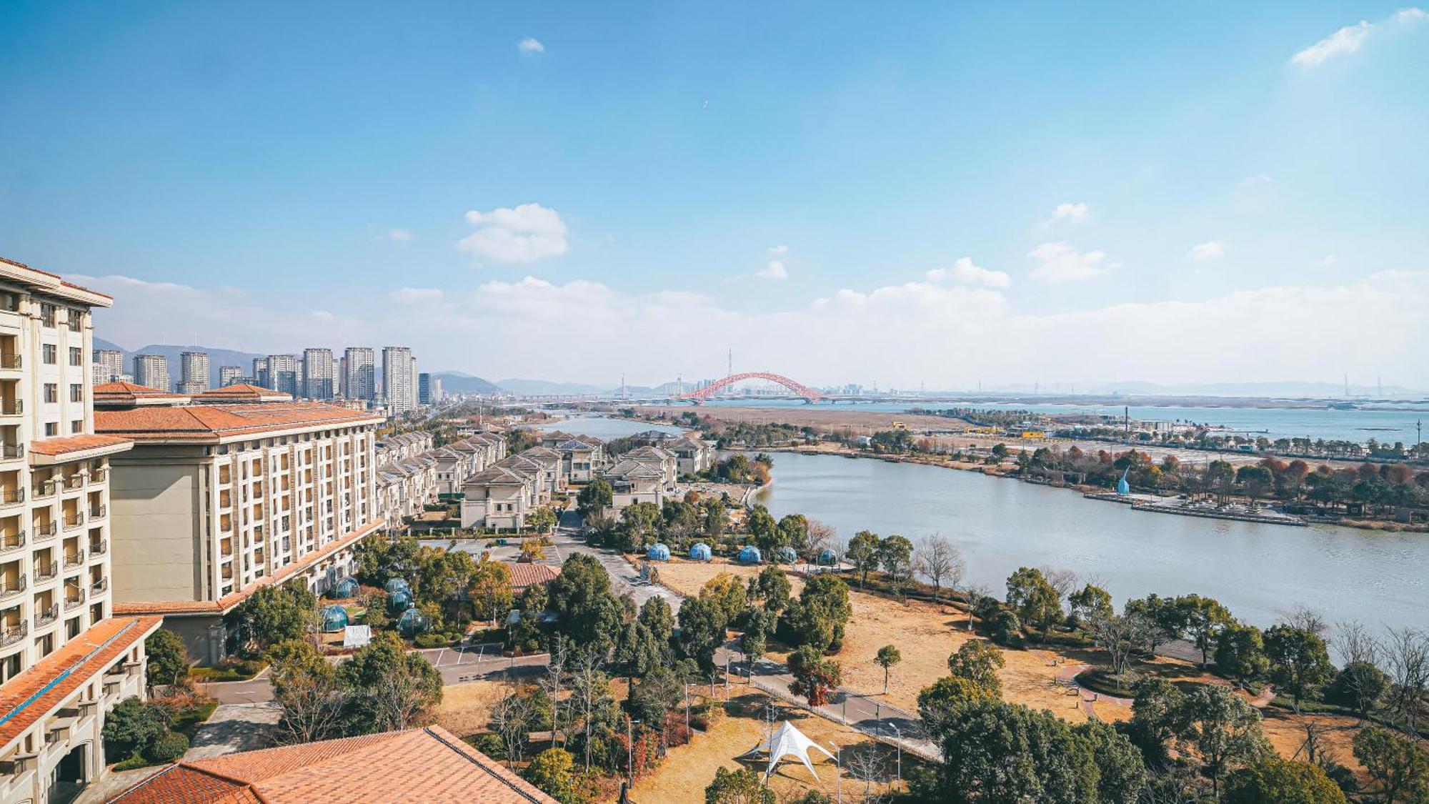 Doubletree By Hilton Ningbo - Chunxiao Hotel Kültér fotó